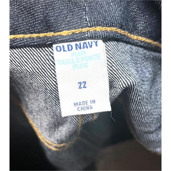 Old Navy jeans bermuda length denim shorts plus size 22 NEW - Picture 5 of 5